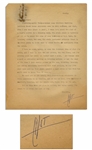 Hunter S. Thompson Letter Signed HST From 1960 While Living in San Juan -- ...Lightning-quick Thompsonesque coup shatters dwelling barrier!...